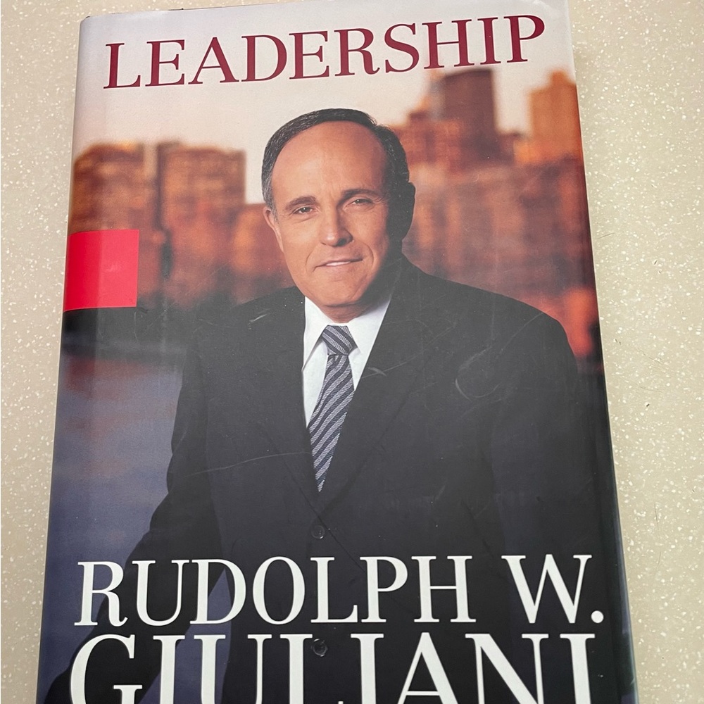 Book leader ship Rudolph Giuliani signed hardback dust jacket IBM